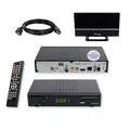 SET-ONE EasyOne 740 DVB-T2 Bundle Freenet TV HDMI Kabel aktive Antenne