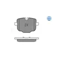 MEYLE 025 247 0318 Bremsbeläge Hinten für BMW 5 6 7 X3 X4 8 X5 X6 X7 iX 3 4 iX3