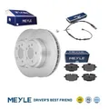 MEYLE Brake Disc & Pad Kit, Rear Axle for BMW 5er, BMW 6er Cabriolet