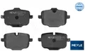 MEYLE 0252470318 Bremsbelagsatz für Scheibenbremse Bremsbelagsatz für BMW