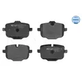1x ORIGINAL® Meyle Bremsbelagsatz, Scheibenbremse Hinten für BMW X3 5 Touring