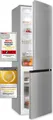 Exquisit Kühl-Gefrierkombination KGC265-70-NF-040C inoxlook | 253 L Volumen | Kühl Gefrierkombination No-frost | Türanschlag wechselbar | Kühlgefrierkombination freistehend