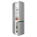 Exquisit KGC265-70-NF-040C Freistehende Kühl-Gefrierkombination No-Frost, 253 L, Inoxlook, Energieklasse C, 141 kWh/Jahr, 39 dB(A), Türanschlag wechselbar