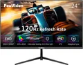 FeuVision 24 Zoll Monitor, 120Hz, FHD 1080p, IPS Panel, Gaming Monitor, 4ms HDMI