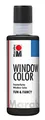 Marabu 04060004073 - Window Color fun & fancy, Konturenfarbe schwarz 80 ml, auf Wasserbasis, ablösbar auf glatten Flächen wie Glas, Spiegel, Fliesen und Folie