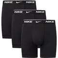Nike Herren Everyday Cotton Stretch Boxershorts, Black/Black/Black, S EU