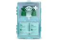 FLEXEO Erste-Hilfe-Set, (1 St), Augenspülstation, inkl. Wandhalterung, 2 x 500ml NaCl, zur Wandmontage