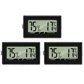 Thlevel Mini Digital Thermometer Hygrometer Temperatur Luftfeuchtigkeitmessgerät für Büro Wohnzimmer Gewächshaus Innen 3 Stücke