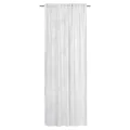Gözze LAZISE Verdeckter Schlaufenvorhang Gardine Weiß Palmblätter 140 x 245 cm