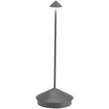 Zafferano Tischleuchte Pina 29 cm Dunkelgrau