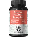 NATURE LOVE® Augenvitamin Komplex - 90 Kapseln mit Vitamin A - mit Lutein, Zeaxanthin und Vitamin E