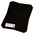 itenga Fotokarton 10 Blatt 50 x 70 cm 300 g/qm - Tonpapier Tonkarton Druckerpapier Bastelpapier Bogen durchgefärbt zum kreativen Gestalten und Basteln (Schwarz)
