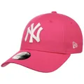 New Era 9Forty JUNIOR NY Yankees Cap York Basecap Kindercap Kappe Baseballcap MLB (Youth (52-56 cm) - pink)