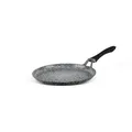 Edenberg Bratpfanne Pfannkuchen pfanne, Keramik, 20cm 24cm 28cm, Aluminium (1-tlg., Zum Braten von Pfannkuchen, Eiern, Würstchen und mehr) schwarz Ø 24 cm