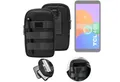 K-S-Trade Handyhülle für TCL 403, Holster Gürtel Tasche Handy Tasche Schutz Hülle dunkel-grau viele
