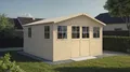 Gartenhaus Bertilo Workshop Carpenter 364 x 459 cm natur exclusiv bei Hornbach