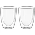 Leonardo Kaffeebecher Duo 2tlg. Glas Transparent Klar M (Medium)