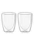 Leonardo Doppelwandbecher Duo 2er Set Becher Tasse Doppelwandig Glas Klar 300 ml