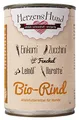 HerzensHund Hundefutter Nassfutter Bio-Rind mit Bio-Gemüse (Rind, 12 x 400g)