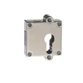 JuNie MB-Riegelkastenschloss 7407,D 40mm für Profilzylinder Metall vernickelt