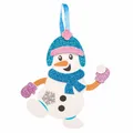Schneemann Bastelset 8er-Pack, Weihnachtsdeko für Kinder, Basteln, Kunst