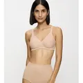 Triumph Bügelloser BH Modern Soft+Cotton N mit dezenten Streifen beige|braun 75