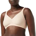 Triumph Damen BH Modern Soft+Cotton N, ohne Bügel, ohne Polsterung, Verstellbare Träger, 75D, Neutral Beige
