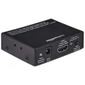 Amazon Basics 4K@30Hz HDMI-zu-HDMI- und Audio-Extractor-Konverter (RCA-Stereo oder Spdif), schwarz