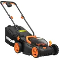 WORX Akku-Rasenmäher "WG779E.1", 40 V, 4 Ah, Schnittbreite: 34 cm, mit Akku - bunt