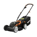 WORX WG779E.1  Akku Rasenmäher 40V Max (2x20V) Li-Ionen, 34cm kabellos 4Ah Akkus