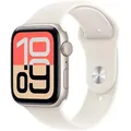 APPLE Watch SE 3 GPS 44mm Sternenlicht Aluminium Case mit Sternenlicht Sportarmband - S/M