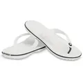 Crocs Crocband Flip Unisex Weiß US M9 (EU 42-43)
