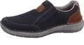 Rieker Herren Halbschuh Slipper 03053, Größe:41 EU, Farbe:Blau