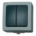 Kopp Serienschalter AP/FR Nautic grau