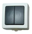 Kopp Serienschalter NATIC grau