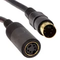 SVHS S-Video Stecker Zum Buchse Verlängerung Kabel Vergoldeten 3 m [3 Meter/3m]