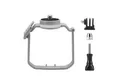 Wigento Für DJI Mini 4 Pro Action Camera Halterung Adapter Grau Zubehör Drohne