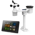 BRESSER Profi-WSC Wi-Fi Wettercenter mit 7-in-1 Sensor