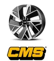 4x CMS C32-Aero 7,5x18 5/112 ET50 Diamant Schwarz Glanz