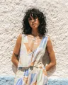 Billabong Strandtop Mystic Tides Tie - Kurzes Oberteil mit offener Vorderseite für Frauen