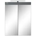 INOSIGN Spiegelschrank Avena Badezimmerschrank wahlweise mit LED-Beleuchtung - (B/T/H) 60/17/77 cm grau
