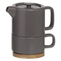 Teekanne Soli Cera Natur Taupe, Taupe