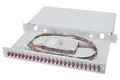 DIGITUS 19" Glasfaser LWL Spleiábox, OM4, bestckt, 24 x LC