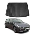 OMAC Kofferraumwanne Laderaumwanne kompatibel mit Hyundai i30 2017-2026 Obere Gummi TPE Schwarz