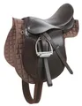 Kerbl Covalliero Sattelset, Haflinger, braun, 17,5 Zoll, Kammerweite Sattel 34,5cm, Länge Sattelgurt
