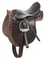 Sattelset, Haflinger, braun, 17,5 Zoll, Kammerweite Sattel 34,5cm, Länge Satt...