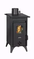 Prity Mini D-Eco Planet Kaminofen mit Kochherd Werkstattofen 6,3 kW  BimSchV 2