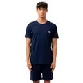 Fila Pyjama für Herren, kurz, 100% Baumwolle, Nachtwäsche, Herren, Set weich und bequem, Größe L, M, L