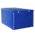 Anhängerplane / Hochplane Gummigurt 210 x 114 x 88cm 610 g / m² ME98 blau DPL1
