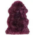 Teppich HEINE HOME Gr. 3, lila (beere), B:68cm H:70mm L:140cm, Lammfell, Lammwolle, Teppiche, Fellteppich Schurwollteppich Teppich
